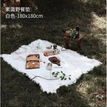 免運 露營野餐墊ins野餐布防潮加厚帳篷地墊子沙灘毯法式戶外用品拍照 # c886tn