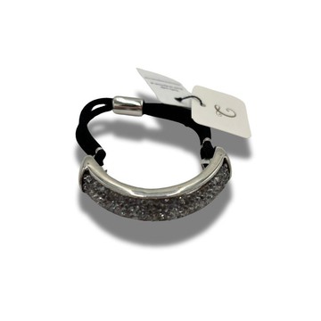 COMPLEX BIZ 奢華鑲鑽髮圈 銀邊