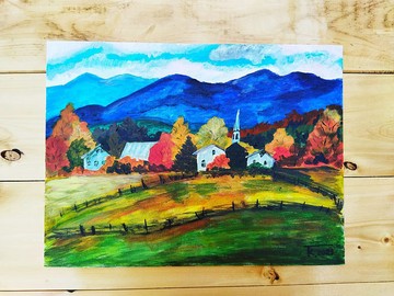 繪畫 鄉村風景 牆壁裝飾 鄉村風景 印象派