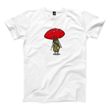 仙菇 - 白 - 中性版T恤