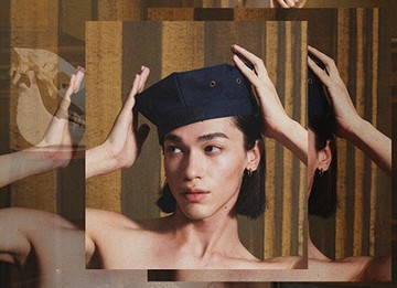 【八角瞭望台】水手系列特別款/無簷立體剪裁水手帽