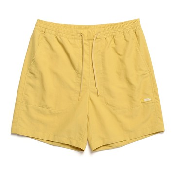 男女同款 HARLEQINTUSK 衝浪短褲 - 奶油黃色