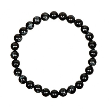 【正佳珠寶】藍閃石 高品黑龍晶 6mm 藍閃石手珠