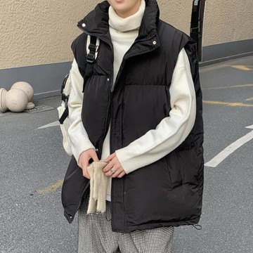 秋冬棉衣馬甲男生韓版潮流百搭寬松時尚坎肩外套學生帥氣棉服馬夾