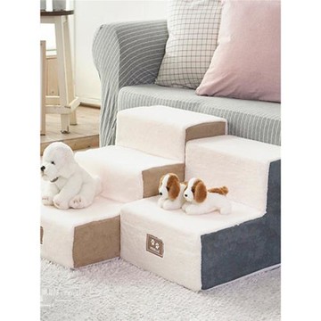 寵物樓梯狗狗臺階貓咪上床梯子韓國可拆洗階梯老年狗樓梯斜坡爬梯