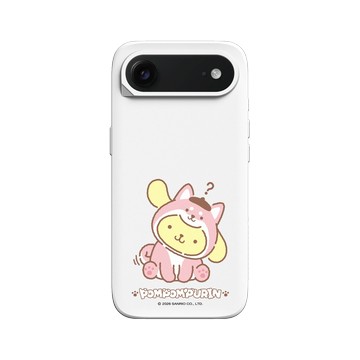 iPhone Air SolidX 白 - 三麗鷗-布丁狗30週年 PomPomPurin (30th Anniversary) - 柴犬變裝