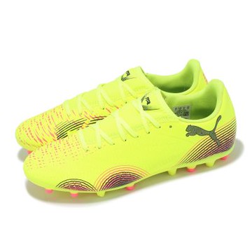 Puma 足球釘鞋 Future 8 Play MG 男鞋  黃 黑 人造草皮 運動鞋 10837603