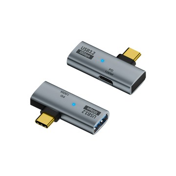 MoZuo 邊充邊用 遊戲音樂不斷電Type-C 一分二 USB-A/C PD100W 快充傳輸OTG轉接頭