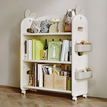 lilikoko 哩哩摳摳 雙面兔書架  77 x 33 x 105cm  灰色  3層