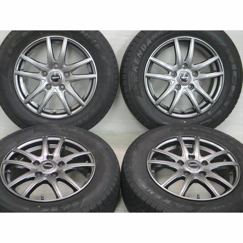 195/65R15《中古》スタッドレスタイヤ ホイールセット