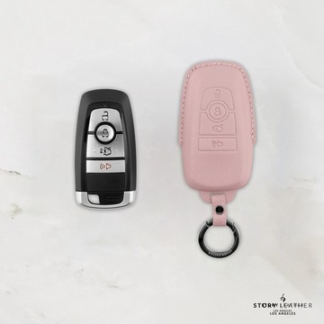STORY LEATHER 【FORD-R4】【車鑰匙皮套 巴掌紋芋泥紫】 Style FORD-R4