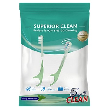 Luveta 樂唯他 五合一 OTG 旅行牙刷 附牙膏 12支  66g  1包