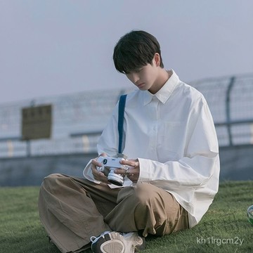 🐱 限時下殺 🐱 襯衫 襯衫外套 男生襯衫 白襯衫 cityboy 日係穿搭 襯衫長袖 白色襯衫 休閒襯衫 早秋襯衫 V