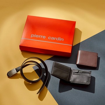 ❤️ 新年獨家組合  ❤️ 快速出貨 ❤️ 【pierre cardin 皮爾卡登】皮帶皮夾 1780 禮盒