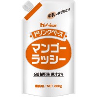  キャップ付きドリンクベースマンゴーラッシー 800G 常温