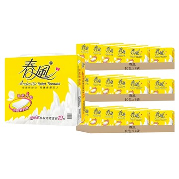 春風 超細柔抽取式衛生紙  10包  21袋