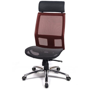 aaronation 愛倫國度 - 舒適頭枕透氣網背電腦椅三色