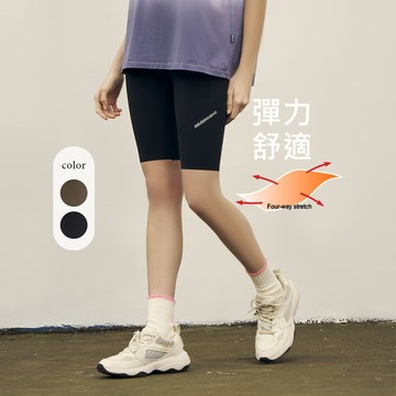 元動力 高腰無痕側口袋高彈五分褲(兩色；M-2L)4241156909