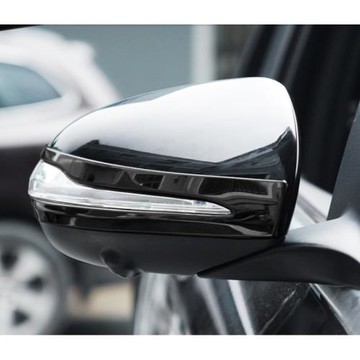 適用奔馳新C200L/GLC300L/E300L/后視鏡飾條改裝后視鏡倒車防撞貼