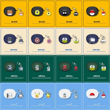 適用於vivo TWS 5i 耳機保護殼  耳機套 vivo Tws 5i藍牙耳機殼 防摔殼 卡通矽膠軟殼 附亞克力掛件