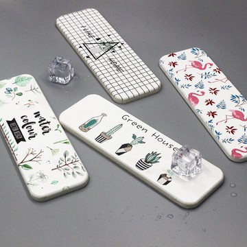 PS Mall【J610】 矽藻土洗漱墊珪藻泥洗手台杯墊22*7CM