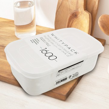 日本製 WHITYPACK 可微波保鮮盒-1600ml-3入