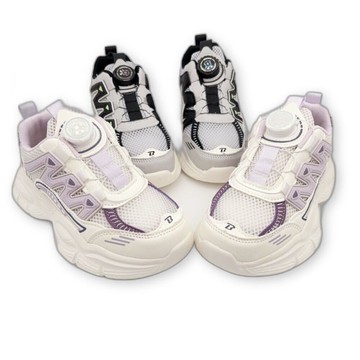 【菲斯質感生活購物】巴布豆旋轉扣運動鞋-兩色可選 巴布豆 中大童 童鞋 休閒鞋 運動鞋 旋轉扣