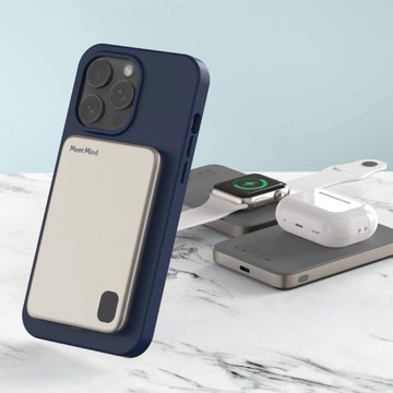 5000mAh Mini Magsafe 3in1磁吸快充行動電源-鋁合金款-有標示wh