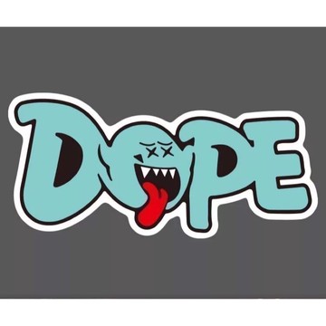 dope 無痕貼紙 防水貼紙 安全帽貼紙 行李箱貼紙現貨鬼臉