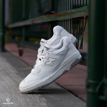 New Balance NB 550 男女 白灰色 復古 板鞋 籃球鞋型 休閒鞋 BB550PB1