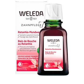 德國原廠版 Weleda 薇蕾德 Rataniha 保養漱口水 50ml 口腔保養 漱口水 附發票【心心哈德】現貨 全館499超取免運｜全場下殺★滿額再享折扣