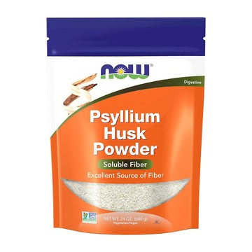 【NOW】洋車前子粉1袋(680公克) 7g膳食纖維/增加飽足感/排便順暢/窈窕美麗/無麩質/純素