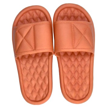 輕量EVA格紋拖鞋 Set 3  37~38(240mm)  橘色