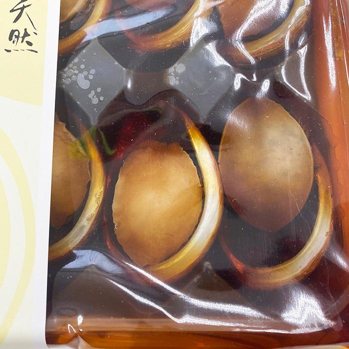 信玄食品　殻入り天然あわび煮貝　12枚入り　約500g　業務用 あわび 醤油味 煮貝 惣菜