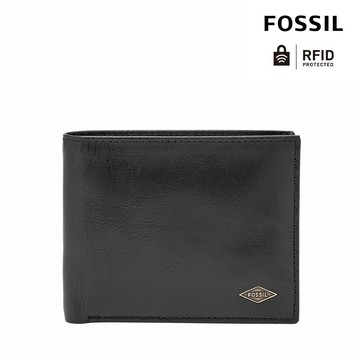 【FOSSIL 官方旗艦館】Ryan真皮可拆卡夾RFID防盜皮夾 男 (禮盒組附鐵盒，多色可選)