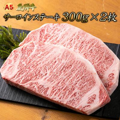 ふるさと納税 大垣市 「A5飛騨牛」厚切りサーロインステーキ　約300g×2枚　木立ミート