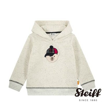 STEIFF熊頭童裝 連帽長袖T恤衫 2-8歲