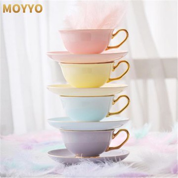 英式田園風茶杯碟210ml