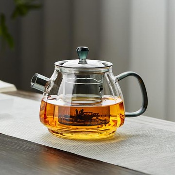 玻璃茶壺耐高溫加厚單壺茶水分離家用新款高硼硅小泡茶壺功夫茶具