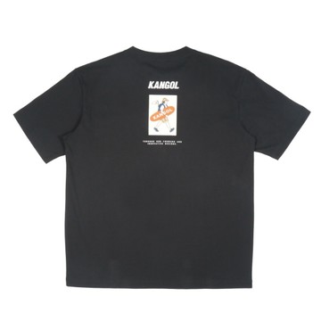 KANGOL 短袖 黑 趣味人物 滑板圖 短T 中性 6525102320