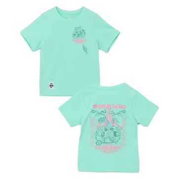 CHUMS Kids CD Donburako T-Shirt 中大童 短袖上衣 冰綠色 CH211449M055