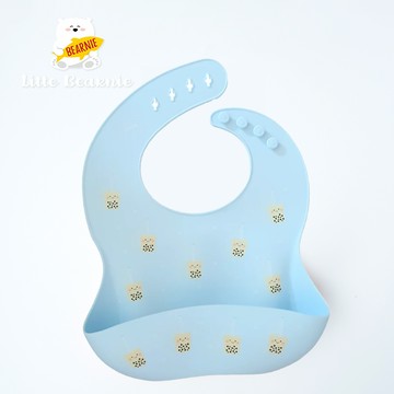 矽膠圍兜【多款】-新加坡Little Bearnie 小貝尼兒童矽膠餐具