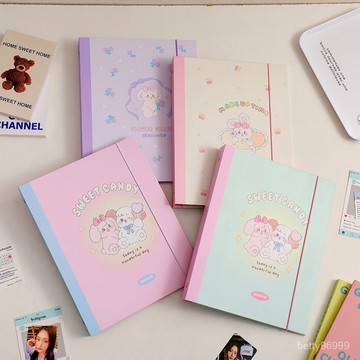 台灣出貨-原創九宮格卡通活頁相冊韓系追星專輯小卡收集卡冊三寸照片收納冊