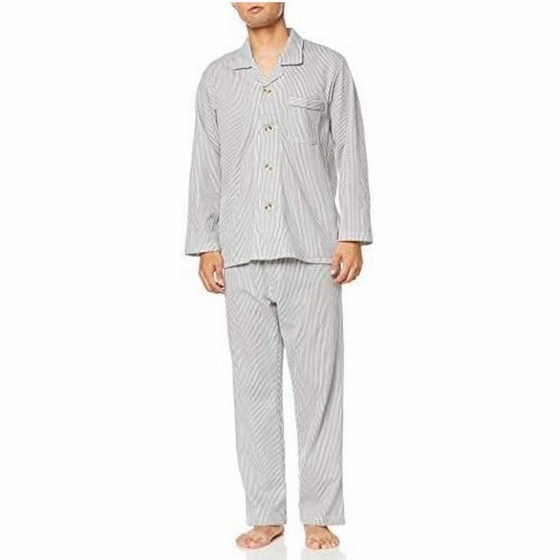 グンゼ パジャマ ウォームプラス 背中保温 長袖長パンツ パンツ前あき ダンニット ポリプロピレンダンニット メンズ グレー M 通販 Lineポイント最大get Lineショッピング