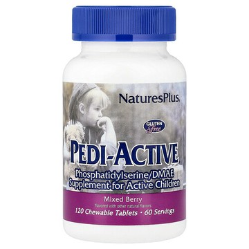 NaturesPlus, Pedi-Active®，混合漿果味，120 片咀嚼片