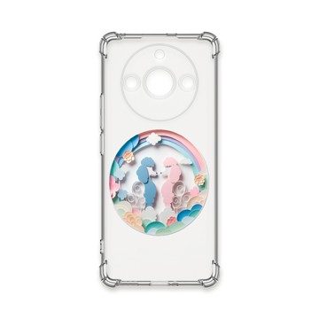 realme 手機殼 TRON REALME 11 PRO 可愛紙雕貴賓狗 四角防摔殼 手機殼
