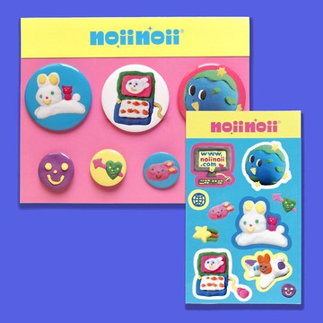 黏土別針貼紙快樂組