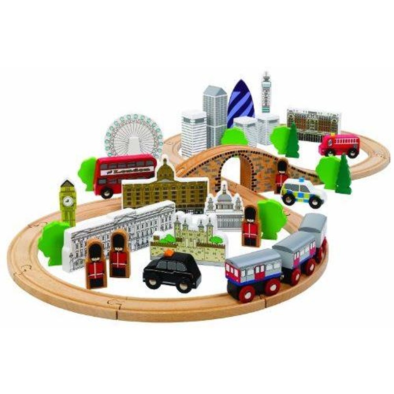 Tidlo City of London Wooden Train Set | LINEショッピング