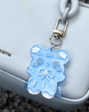 晴天娃娃雙層吊飾