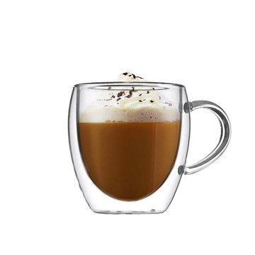 耐熱雙層玻璃馬克杯 250ml 隔熱杯 咖啡杯 水杯 企業採購